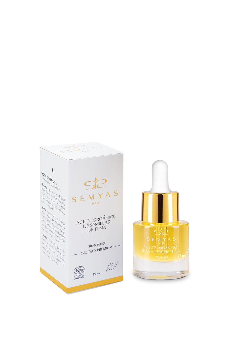 Aceite orgánico de semillas de tuna  15 ml